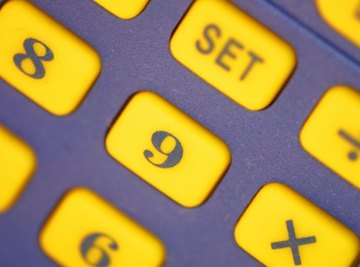 A calculator makes it easy to find an average.