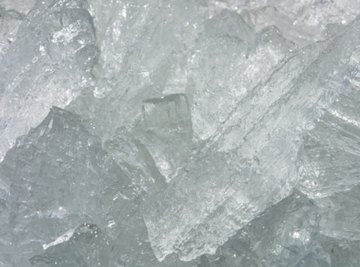 Ice forms at different temperatures depending on the type of water.