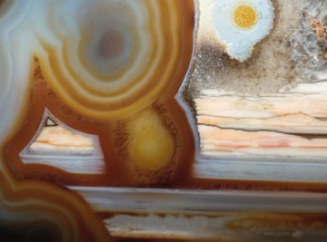Polishing sliced agate is a time-consuming, but rewarding, task.