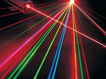 Laser pointers produce different colors at different wavelengths.