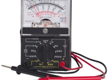 Analog multimeters measure amps, volts or ohms.