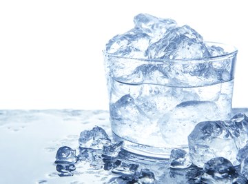 A mixture of crushed ice and water is a heterogeneous mixture because it has different properties depending on whether the properties of a lump of ice or liquid water are measured