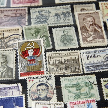 Vintage Czechoslovakia stamps