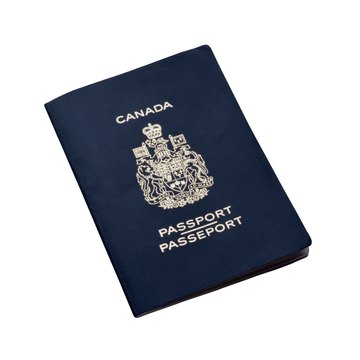 Canadian passport.