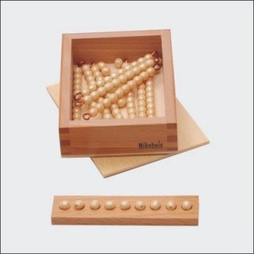 If you want, use your pen to point at the beads and help with counting.