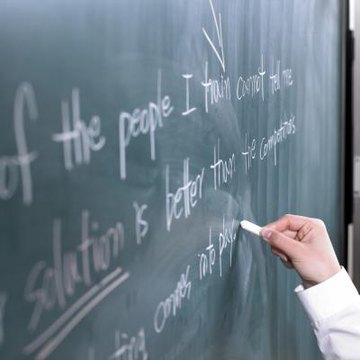 Write a variety of sentences and fragments on the board or overhead projector.