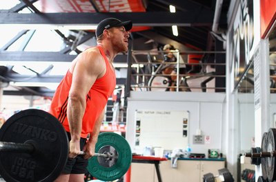 Phil Walter/Getty Images Sport/Getty Images Force your hips through at the top of the deadlift to activate your glutes.