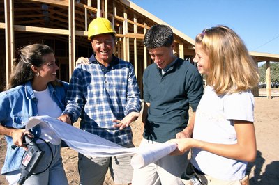 Brand X Pictures/Brand X Pictures/Getty Images You mortgage may include architectural fees when you build a new home.