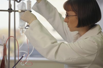 Keith Brofsky/Digital Vision/Getty Images Senior plasma center technicians earn higher salaries in some eastern states.