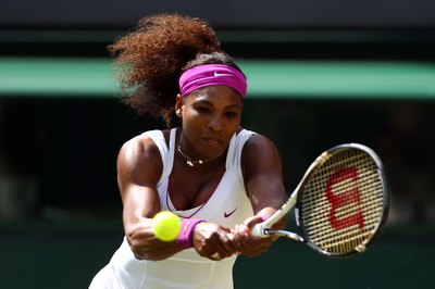 Clive Brunskill/Getty Images Sport/Getty Images Serena Williams on her way to victory at Wimbledon in 2012.