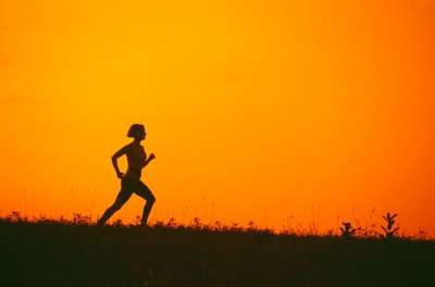 Jupiterimages/Photos.com/Getty Images Running is a simple and effective workout.