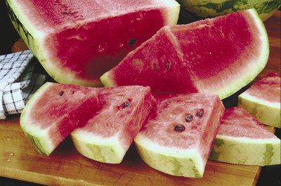 Ablestock.com/AbleStock.com/Getty Images Watermelon is a low-calorie food.