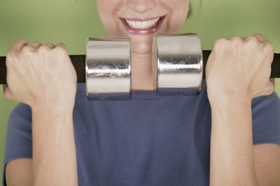 Comstock/Comstock/Getty Images Once you've learned the basics, challenge yourself to move up in weight.