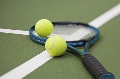 Jupiterimages/Comstock/Getty Images Adding lead tape to a racket alters its performance.