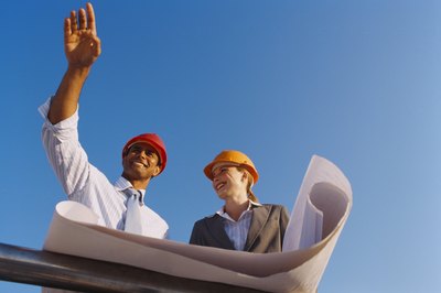 Stockbyte/Stockbyte/Getty Images GIS can make a bundle of blueprints -- and the associated costs -- disappear