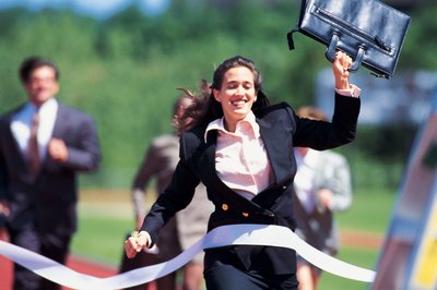 Comstock/Comstock/Getty Images Running can benefit you in a number of ways, but a mile might not be enough.