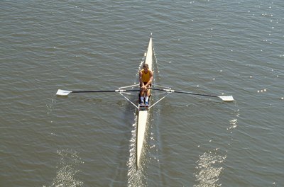 Jupiterimages/Photos.com/Getty Images Rowing is a popular endurance sport enjoyed by men and women of all ages.