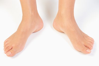 Hemera Technologies/Photos.com/Getty Images Your ankles consist of muscles that are connected to the leg and foot.