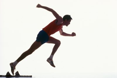 Jupiterimages/Photos.com/Getty Images Incorporate sprint training into your workouts to increase overall speed.