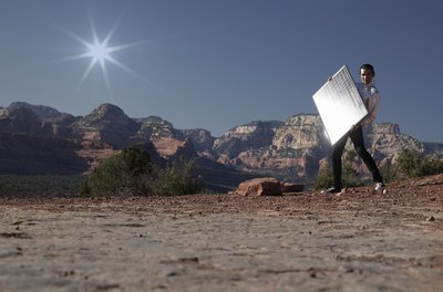 Ryan McVay/Lifesize/Getty Images Installing off-grid solar power can save money in remote areas.