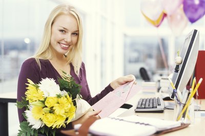George Doyle/Stockbyte/Getty Images Written congratulations make a person feel extra special.