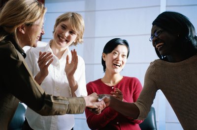 David De Lossy/Photodisc/Getty Images A respectful workplace is a happy workplace.