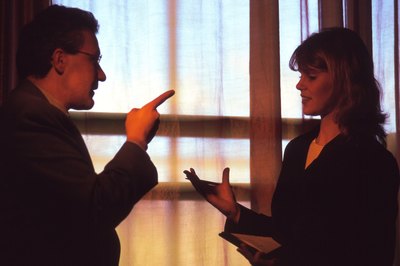 John Foxx/Stockbyte/Getty Images Communicating clearly and documenting discussions puts power in your hands when your boss uses your job against you.