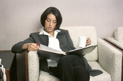 Hemera Technologies/Photos.com/Getty Images Prepare carefully for a phone interview as if you were making a presentation.