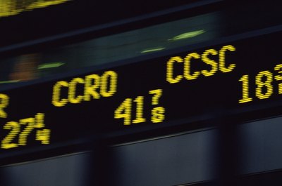 Jupiterimages/Photos.com/Getty Images A ticker symbol is an abbreviation of investments traded on the stock market.