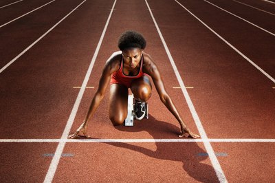 Jupiterimages/Brand X Pictures/Getty Images Race day nutrition is important for Paleo athletes.