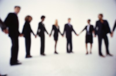 Stockbyte/Stockbyte/Getty Images Use social media to build productive business teams.