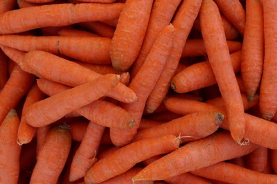 Hemera Technologies/AbleStock.com/Getty Images Brightly colored orange and green vegetables provide significant amounts of beta-carotene.