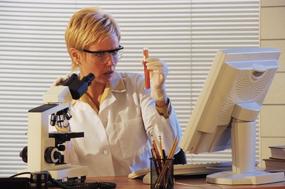 Comstock/Comstock/Getty Images Biophysics is at the intersection of chemistry, biology and physics.