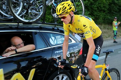 Bryn Lennon/Getty Images Sport/Getty Images Professionals often match their sunglass frames with the rest of their kit.