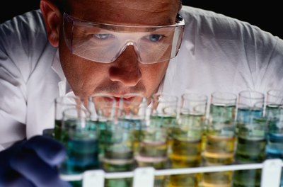 Ryan McVay/Photodisc/Getty Images Handling hazardous chemicals can be dangerous.