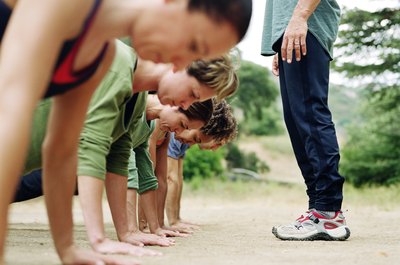 Mike Powell/Digital Vision/Getty Images Burn calories and shed fat with a hardcore boot camp workout.