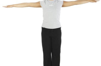 Photos.com/PhotoObjects.net/Getty Images Stretching the median nerve can lighten the pressure in your arms and elbows.
