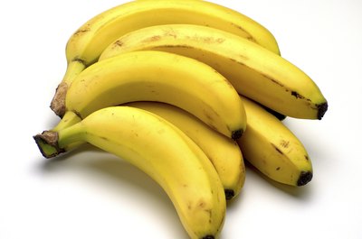 Ablestock.com/AbleStock.com/Getty Images Diabetics should watch their portion size of banana to limit blood sugar increases.