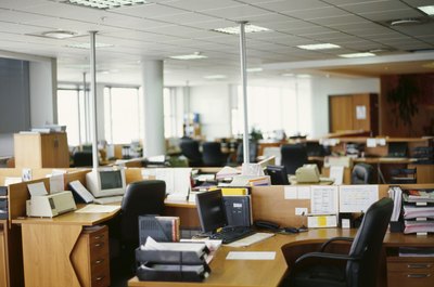Ciaran Griffin/Stockbyte/Getty Images Many staffing agencies close on weekends but you can still view available