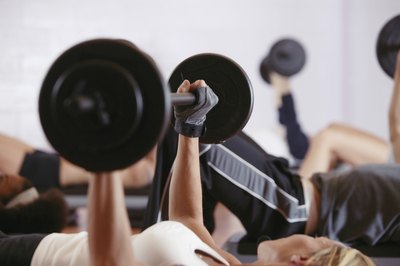 Comstock/Comstock/Getty Images The chest press neglects the pectoralis minor.