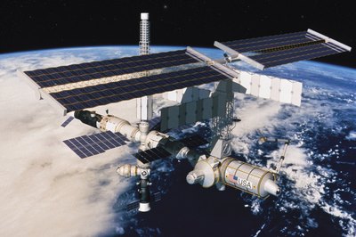 Comstock Images/Comstock/Getty Images Astronauts of different nationalities currently serve aboard the International Space Station.