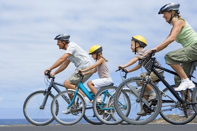 Polka Dot Images/Polka Dot/Getty Images Biking is a great way to burn calories and increase daily physical activity.