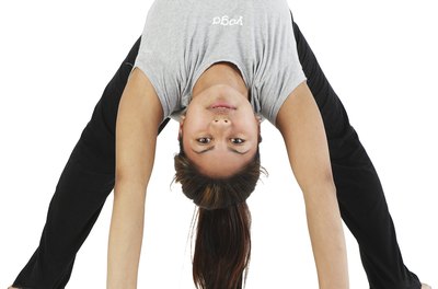 Photos.com/PhotoObjects.net/Getty Images Blood rushes to your head more quickly when you're upside down.