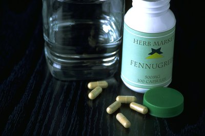 Jupiterimages/Photos.com/Getty Images Fenugreek comes in capsules but can also be brewed into a tea.