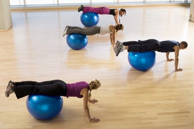 IT Stock/Polka Dot/Getty Images Add a stability ball to really work your abs during the jackknife.