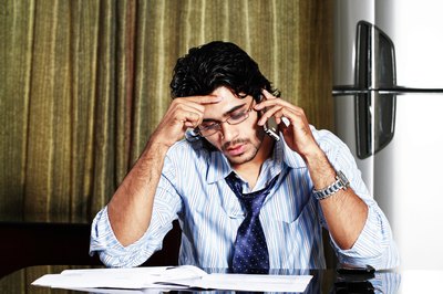 Visage/Stockbyte/Getty Images Job-related injuries can be psychological as well as physical.