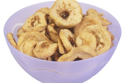 Hemera Technologies/PhotoObjects.net/Getty Images Dehydrated apples are a nutritious treat.