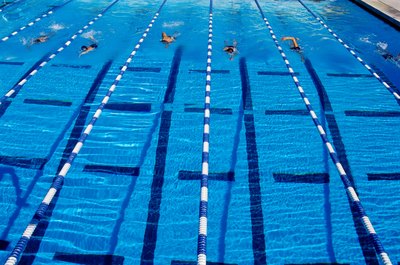 Ryan McVay/Photodisc/Getty Images The front crawl is perfomed in competition and recreational swimming.