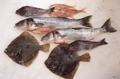 Jupiterimages/Comstock/Getty Images Striped bass is an excellent source of fish oils.