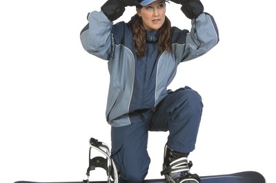 Hemera Technologies/PhotoObjects.net/Getty Images A snowboard leash attaches to your front foot.